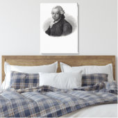 Portret van Pierre Poivre Canvas Afdruk (Insitu (Slaapkamer))