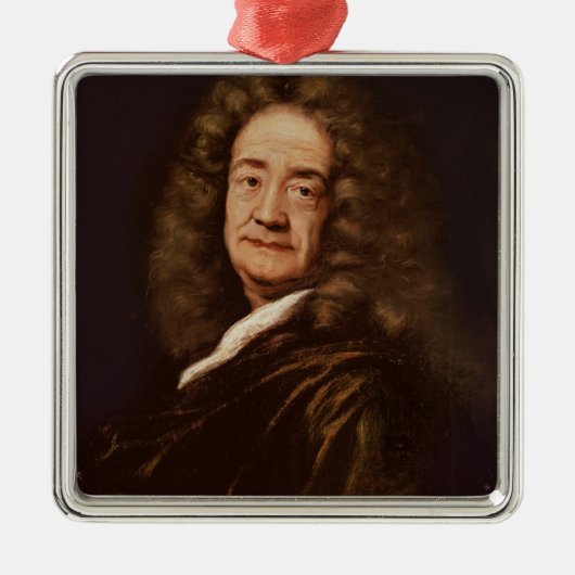 Portret van Pierre Puget Metalen Ornament (Voorkant)