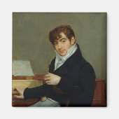 Portret van Pierre Zimmermann 1808 Magneet (Voorkant)