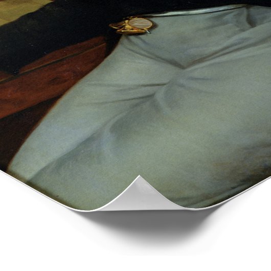 Portret van Pierre Zimmermann 1808 Poster (Hoek)