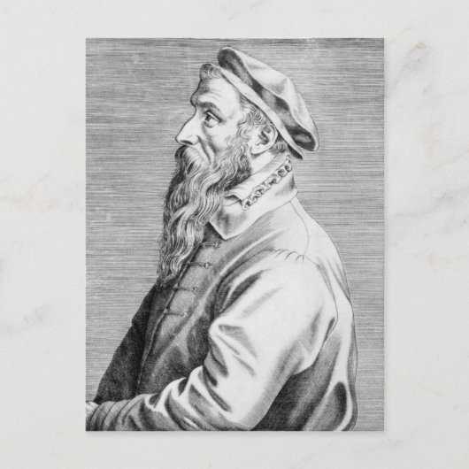 Portret van Pieter Brueghel de Ouder Briefkaart (Voorkant)