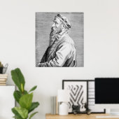 Portret van Pieter Brueghel de Ouder Poster (Thuiskantoor)
