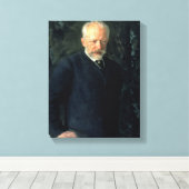 Portret van Piotr Ilyich Tchaikovsky Canvas Afdruk (Insitu (Houten vloer))
