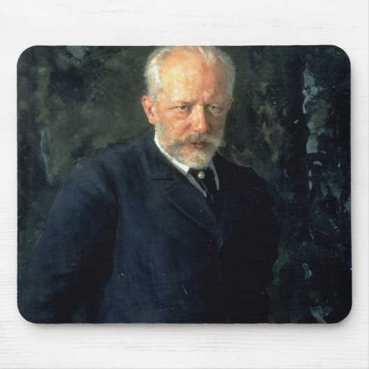 Portret van Piotr Ilyich Tchaikovsky Muismat (Voorkant)