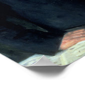 Portret van Piotr Ilyich Tchaikovsky Poster (Hoek)