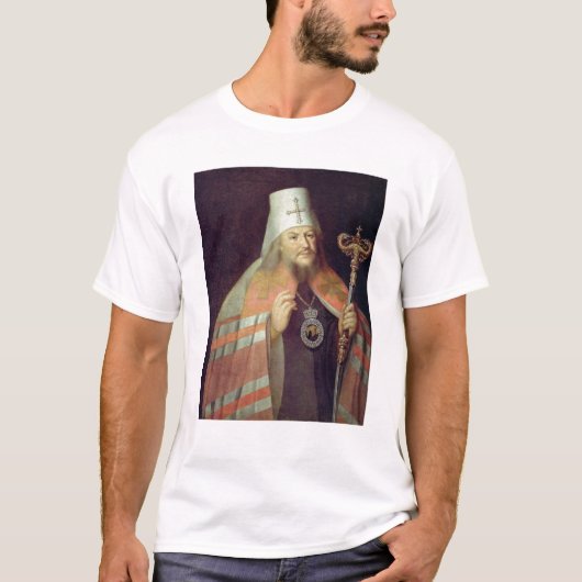 Portret van Plato II, Metropolitan of Moskou T-shirt (Voorkant)