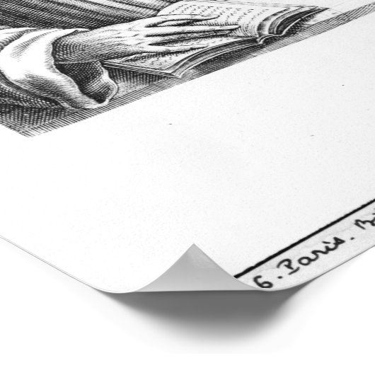 Portret van Plutarch Poster (Hoek)