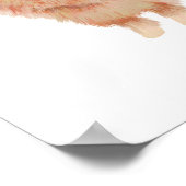 Portret van Pommeren Poster (Hoek)