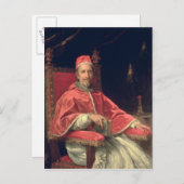 Portret van Pope Clement IX Briefkaart (Voorkant / Achterkant)