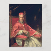 Portret van Pope Clement IX Briefkaart (Voorkant)