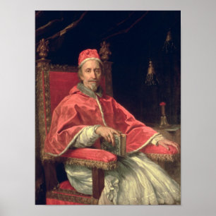 Portret van Pope Clement IX Poster