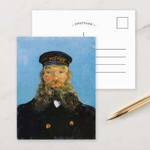 Portret van postbode Roulin   Vincent van Gogh Briefkaart