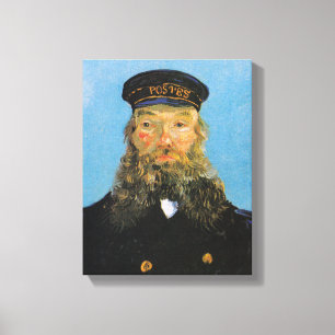 Portret van postbode Roulin Vincent van Gogh Canvas Afdruk