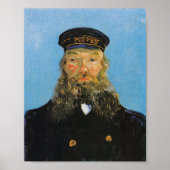 Portret van Postman Roulin | Vincent Van Gogh Poster (Voorkant)