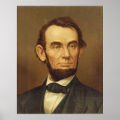 Portret van President Abraham Lincoln Poster (Voorkant)