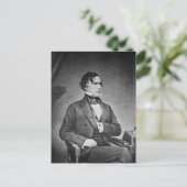 Portret van President Franklin Pierce door M Brady Briefkaart (Staand voorkant)