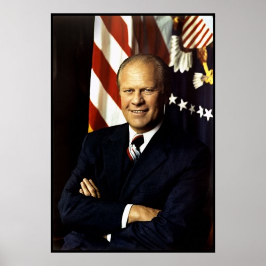 Portret van president Gerald Ford Poster (Voorkant)