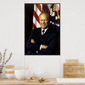 Portret van president Gerald Ford Poster (Keuken)