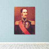 Portret van Prince Eugene de Beauharnais Canvas Afdruk (Insitu (Houten vloer))