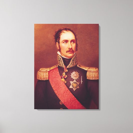 Portret van Prince Eugene de Beauharnais Canvas Afdruk (Voorkant)