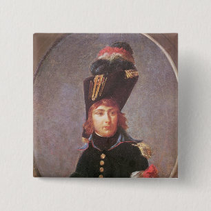 Portret van Prince Eugene de Beauharnais Vierkante Button 5,1 Cm