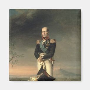 Portret van Prince Mikhail Barclay de Tolly Magneet