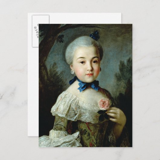 Portret van Princess Charlotte Sophia Briefkaart (Voorkant / Achterkant)