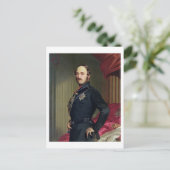 Portret van Prins Albert (1819-61) 1859 (olie op c Briefkaart (Staand voorkant)