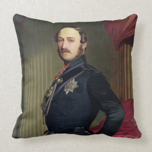 Portret van Prins Albert (1819-61) 1859 (olie op c Kussen