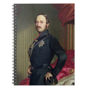 Portret van Prins Albert (1819-61) 1859 (olieverf Notitieboek