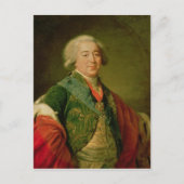 Portret van prins Alexander Borisovich Kurakin Briefkaart (Voorkant)