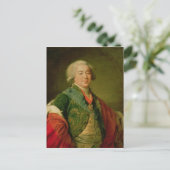 Portret van prins Alexander Borisovich Kurakin Briefkaart (Staand voorkant)