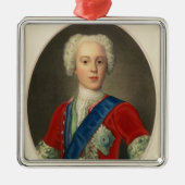 Portret van Prins Charles Edward Metalen Ornament (Voorkant)