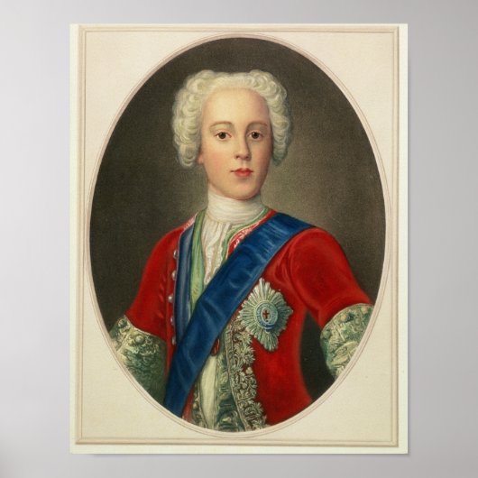 Portret van Prins Charles Edward Poster (Voorkant)