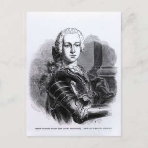 Portret van Prins Charles Edward Stuart Briefkaart