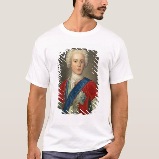 Portret van Prins Charles Edward T-shirt (Voorkant)