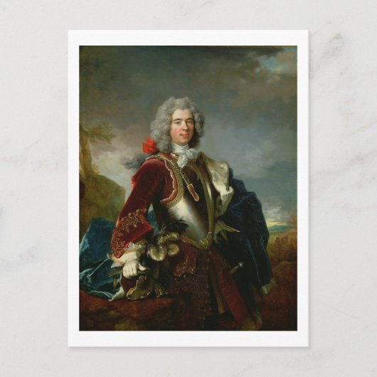 Portret van prins Jacques 1er Grimaldi (olie op ca Briefkaart (Voorkant)