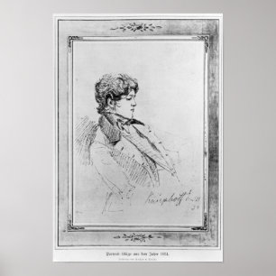 Portret van Prins Otto von Bismarck, 1834 Poster