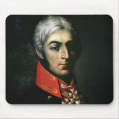 Portret van prins Peter Bagration Muismat (Voorkant)