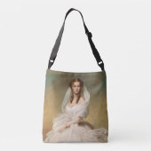Portret van prinses Alexandra Crossbody Tas (Achterkant)