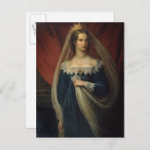 Portret van prinses Charlotte von Preussen Briefkaart (Voorkant / Achterkant)