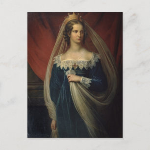 Portret van prinses Charlotte von Preussen Briefkaart