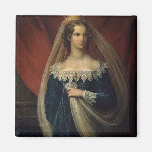 Portret van prinses Charlotte von Preussen Magneet (Voorkant)