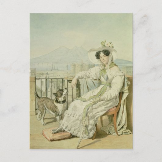 Portret van prinses Natalia Golitsin, 1822-26 Briefkaart (Voorkant)