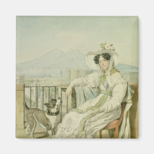 Portret van prinses Natalia Golitsin, 1822-26 Magneet