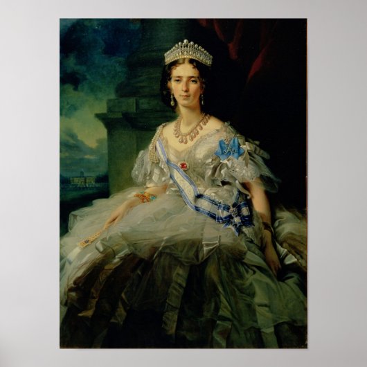 Portret van prinses Tatiana Alexanrovna Poster (Voorkant)