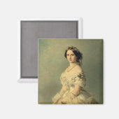 Portret van prinses van Baden, 1856 Magneet (Voorkant / Achterkant)
