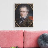 Portret van Prosper Merimee 1853 Canvas Afdruk (Insitu (Woonkamer))