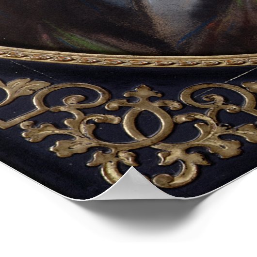 Portret van Prosper Merimee 1853 Poster (Hoek)