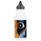 Portret van puppy dog Boston Cute Boston Terrier Waterfles (Links)